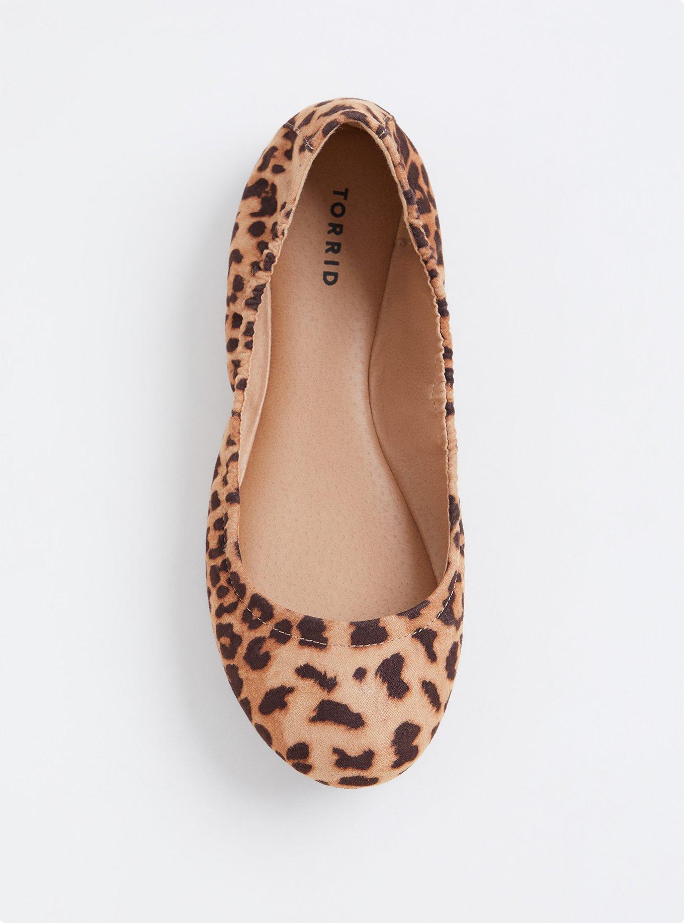 Scrunch Ballet Flat (WW), LEOPARD, alternate