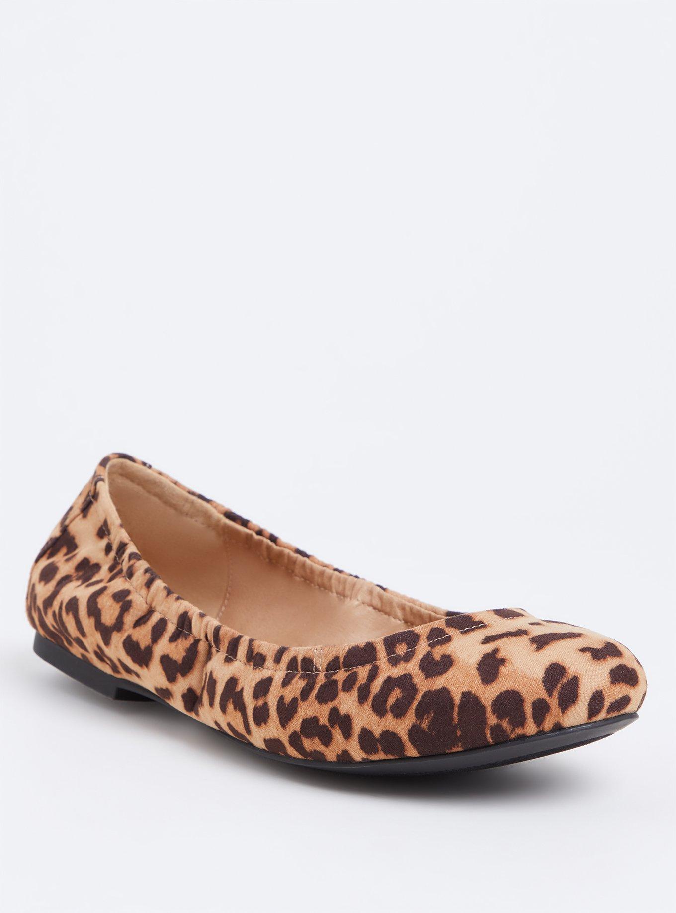 Scrunch Ballet Flat (WW), LEOPARD, hi-res