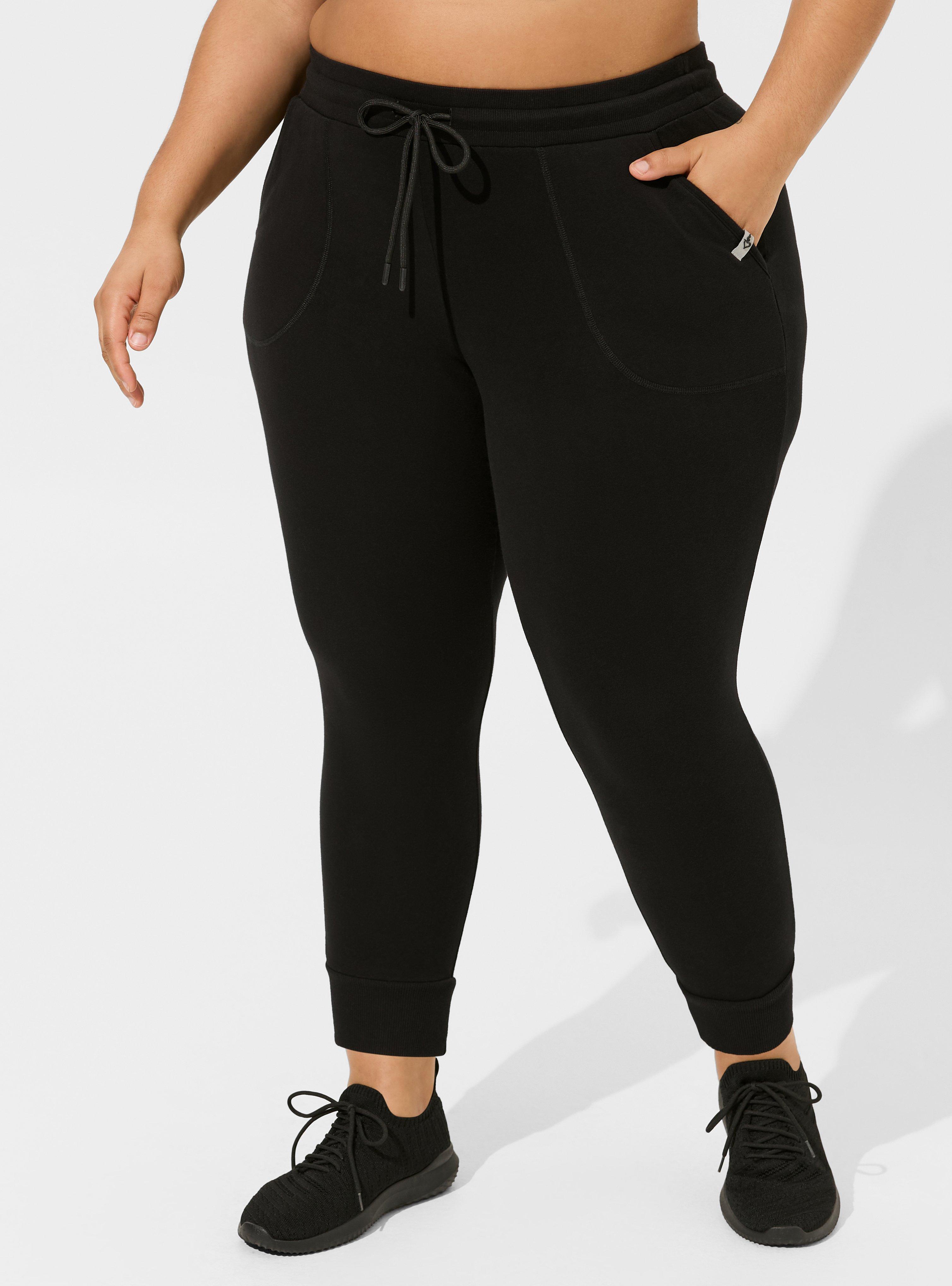 Plus Size - Everyday Fleece Crop Active Jogger In Classic Fit - Torrid