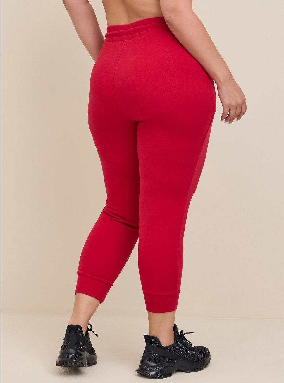 Everyday Fleece Crop Active Jogger In Classic Fit, JESTER RED, alternate
