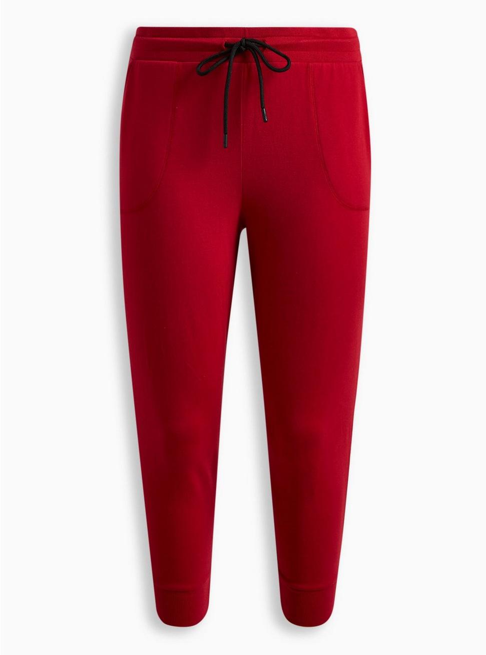 Everyday Fleece Crop Active Jogger In Classic Fit, JESTER RED, hi-res