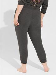 Plus Size Everyday Fleece Crop Active Jogger In Classic Fit, CHARCOAL HEATHER, alternate