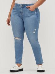Plus Size Bombshell Straight Premium Stretch High-Rise Jean, BRIDGEPORT, alternate