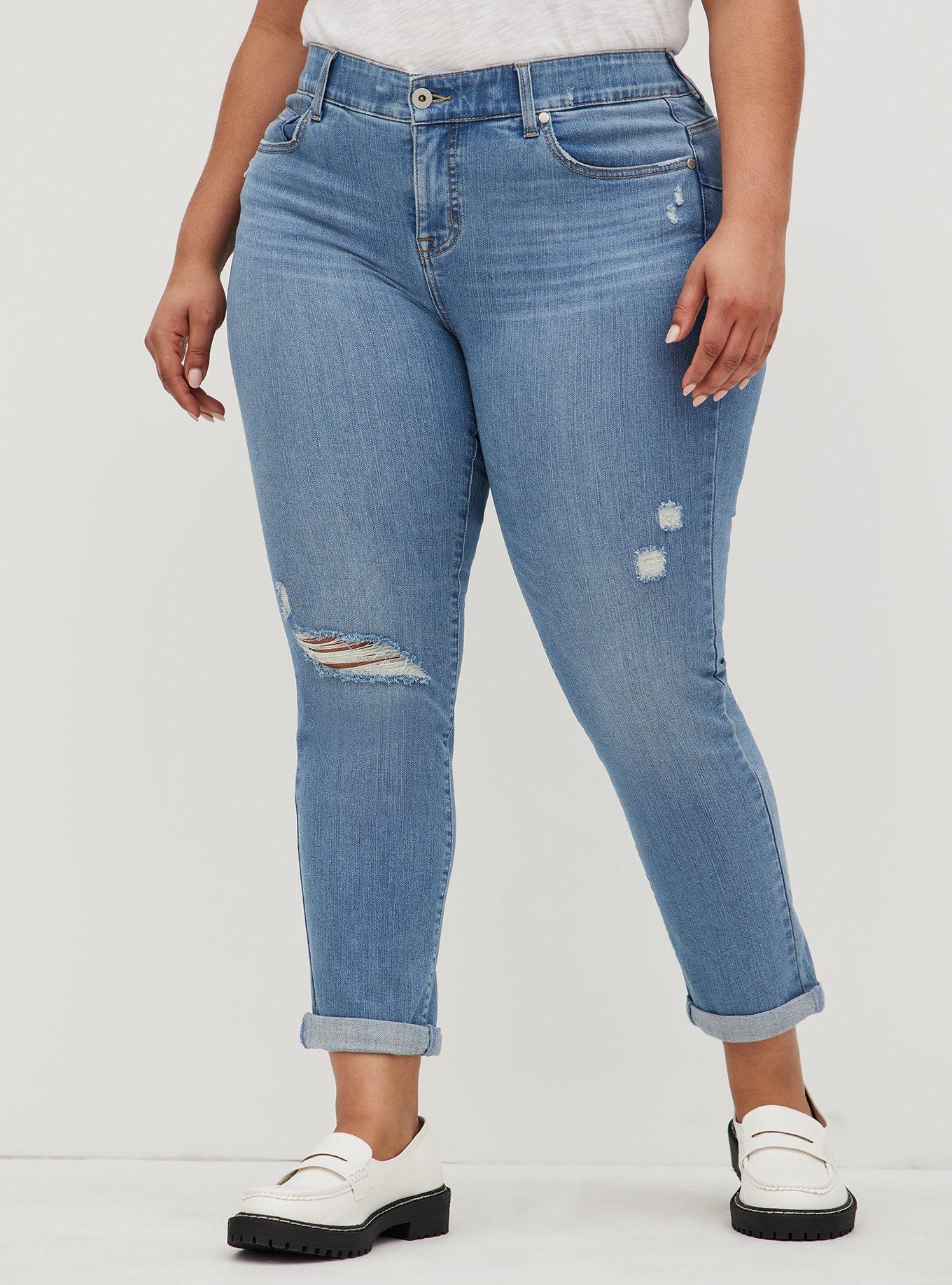 Plus Size - Bombshell Straight Premium Stretch High-Rise Jean - Torrid