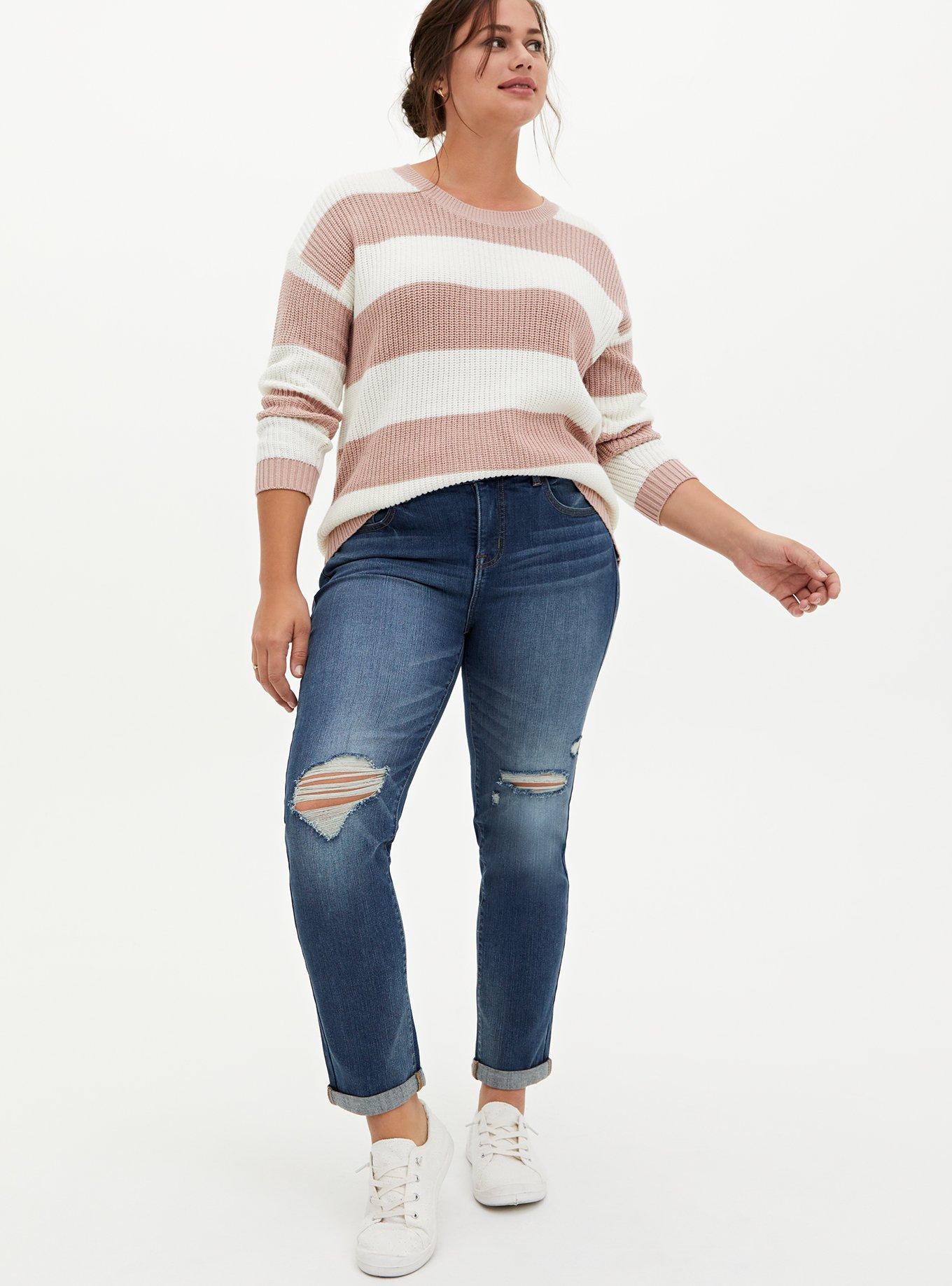 Bombshell Straight Jean - Premium Stretch Medium Wash, LOS FELIZ, alternate