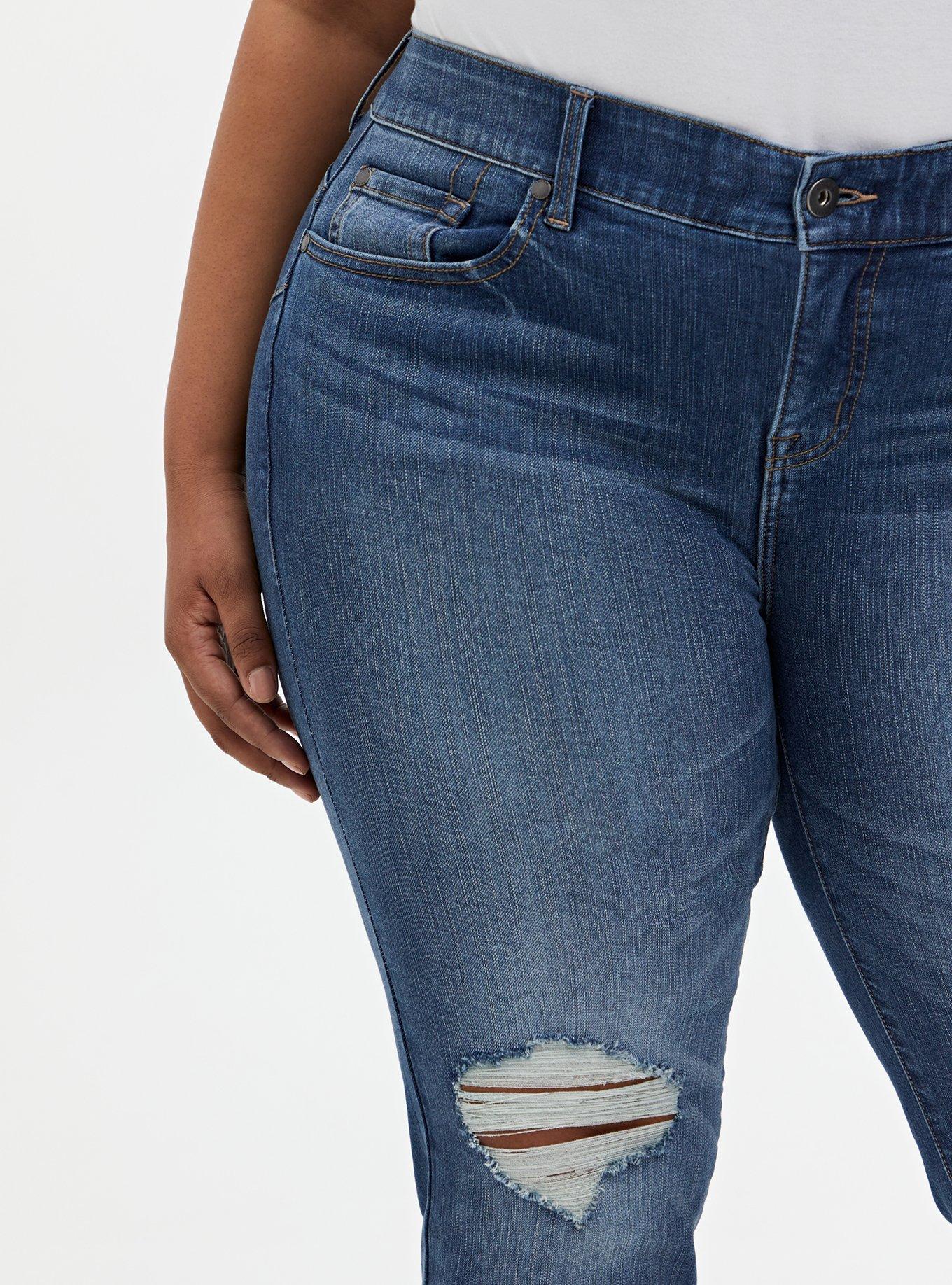 Bombshell Straight Jean - Premium Stretch Medium Wash, LOS FELIZ, alternate