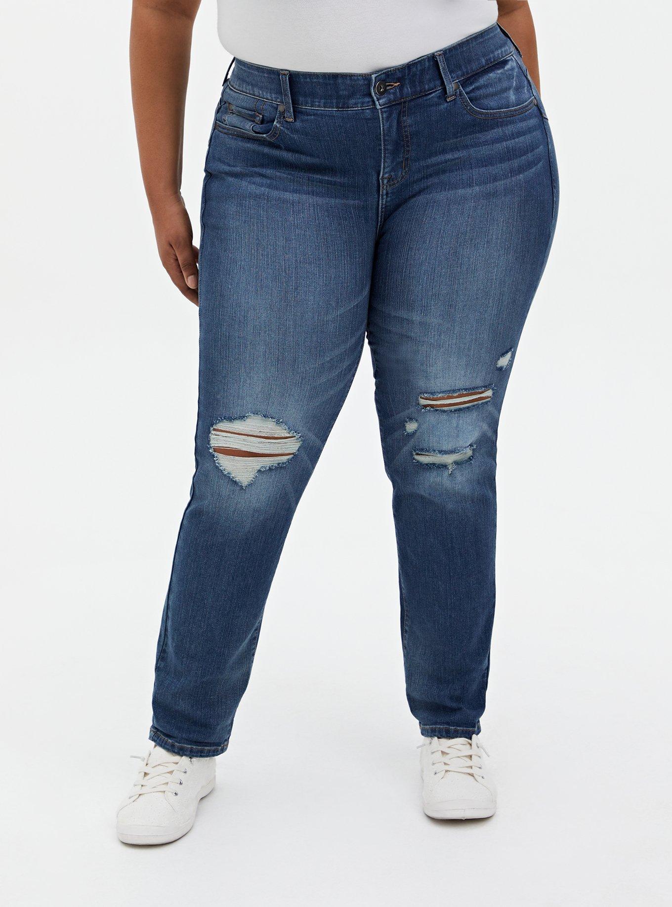 Bombshell Straight Jean - Premium Stretch Medium Wash, LOS FELIZ, alternate