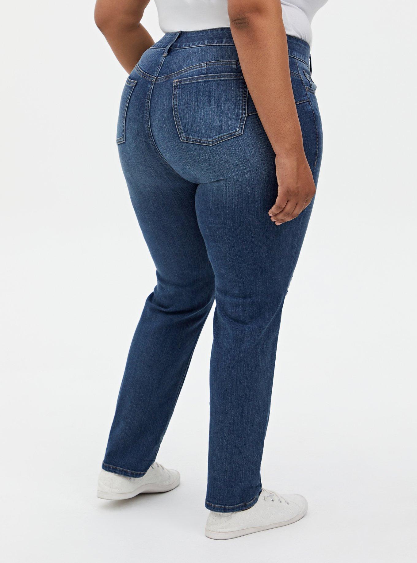 Bombshell Straight Jean - Premium Stretch Medium Wash, LOS FELIZ, alternate