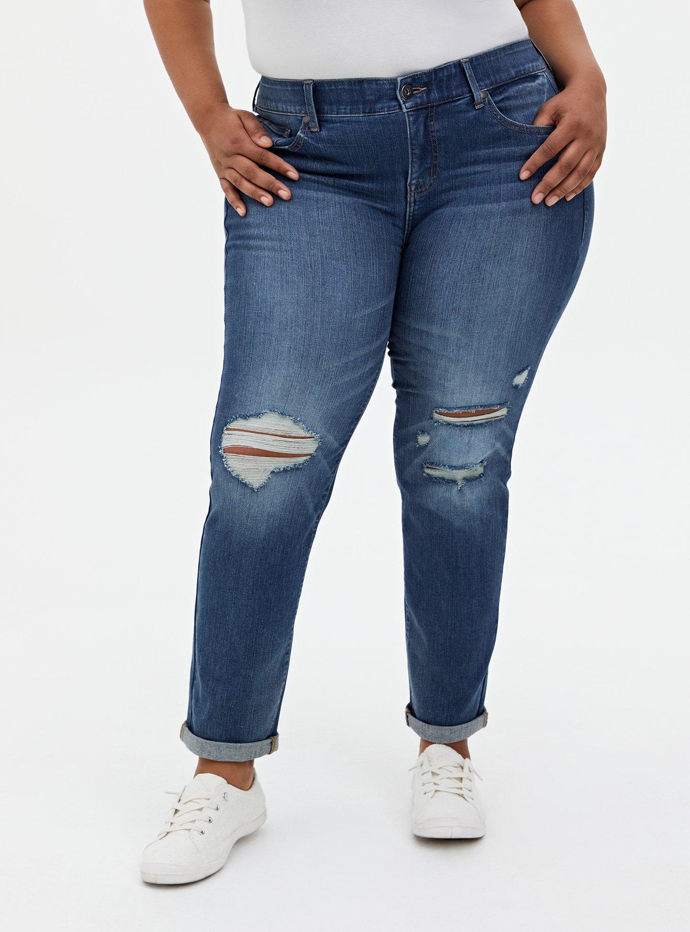 Bombshell Straight Jean - Premium Stretch Medium Wash, LOS FELIZ, hi-res