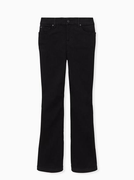 Bombshell Flare Premium Stretch High-Rise Jean, BLACK, hi-res