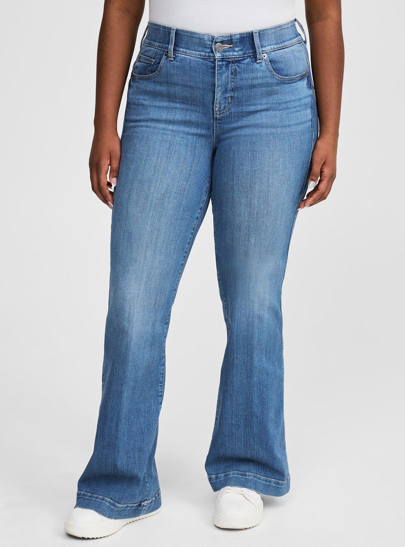 Plus Size - Bombshell Flare Premium Stretch High-Rise Jean - Torrid