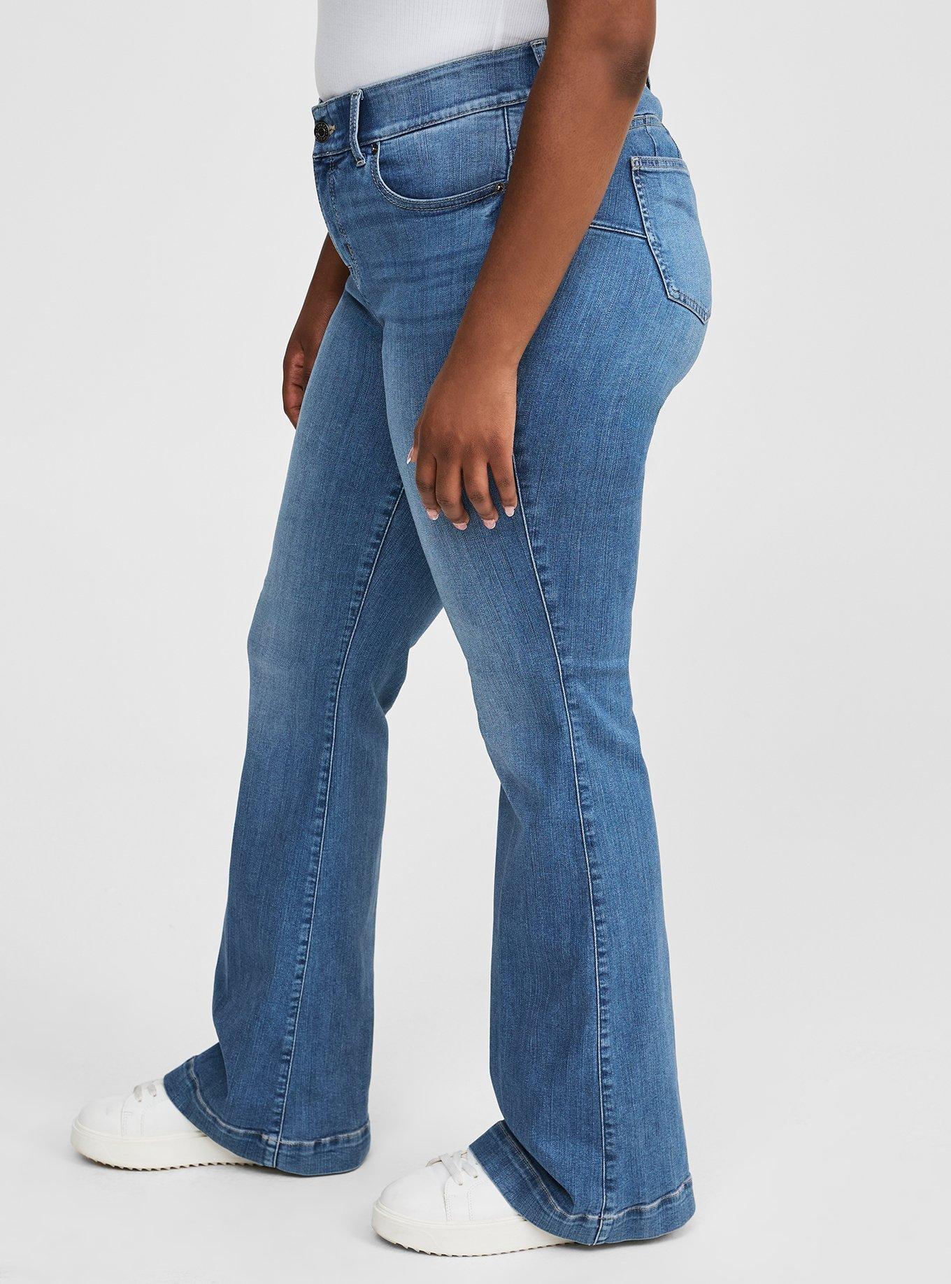 Plus Size - Bombshell Flare Premium Stretch High-Rise Jean - Torrid