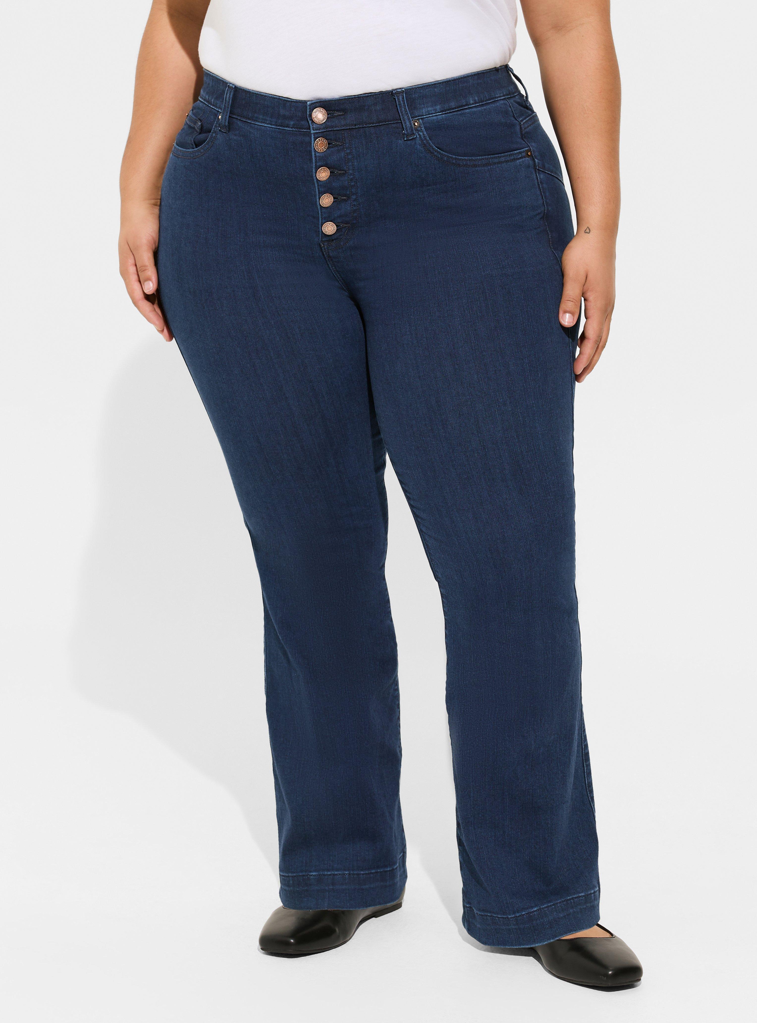 Plus Size - Bombshell Flare Premium Stretch High-Rise Jean - Torrid