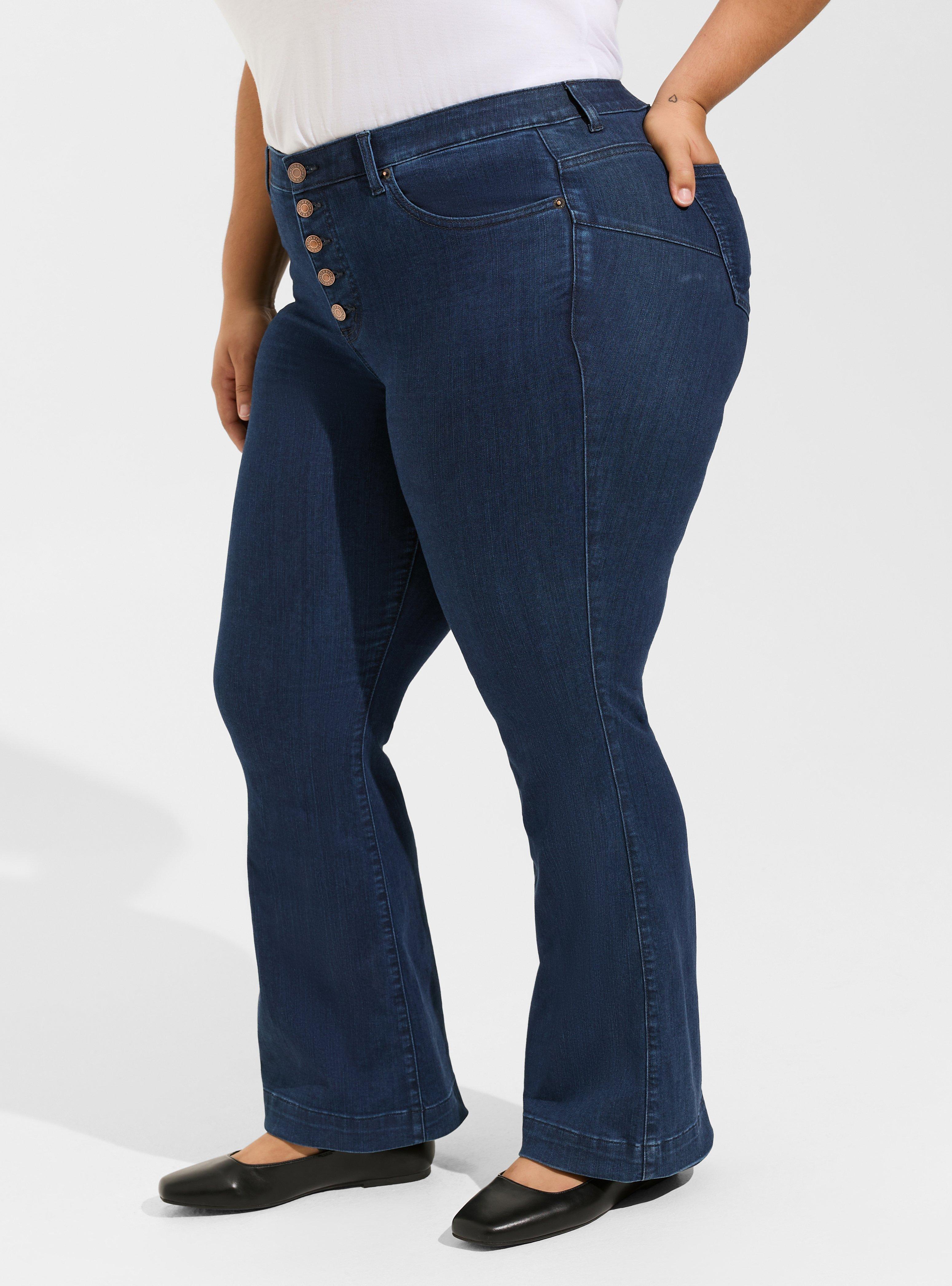 Plus Size - Bombshell Flare Premium Stretch High-Rise Jean - Torrid