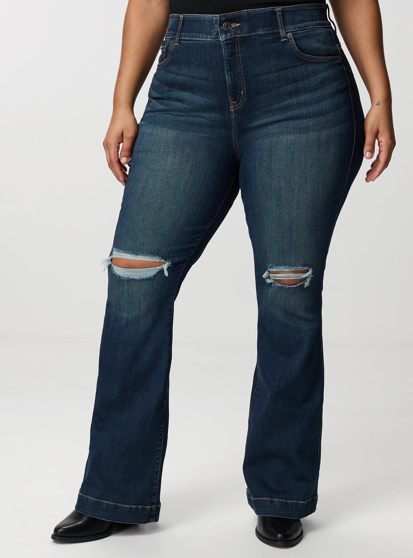 Bombshell Flare High-Rise Jean, LAKEVIEW, alternate