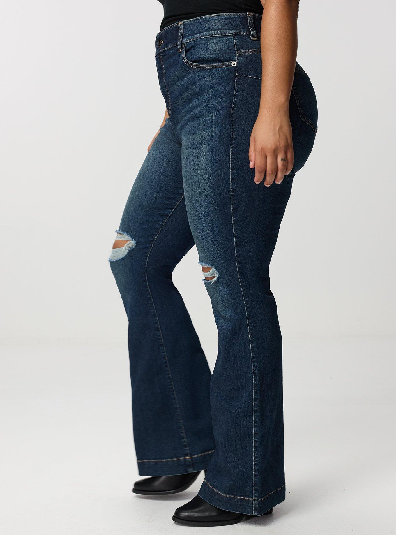 Bombshell Flare High-Rise Jean, LAKEVIEW, alternate