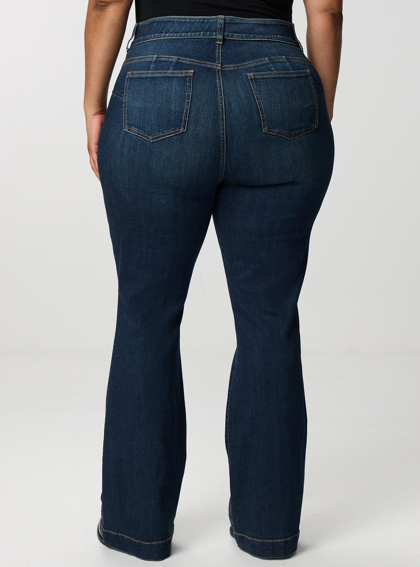 Bombshell Flare High-Rise Jean, LAKEVIEW, alternate