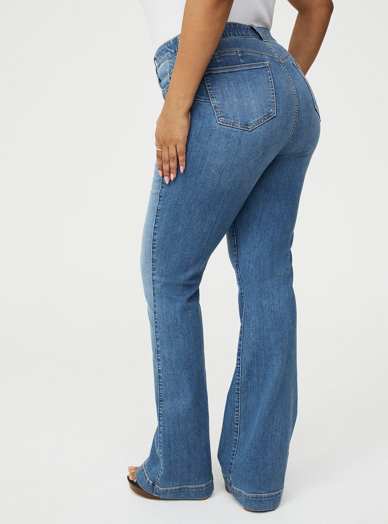 Bombshell Flare High-Rise Jean, CORDOBA, alternate