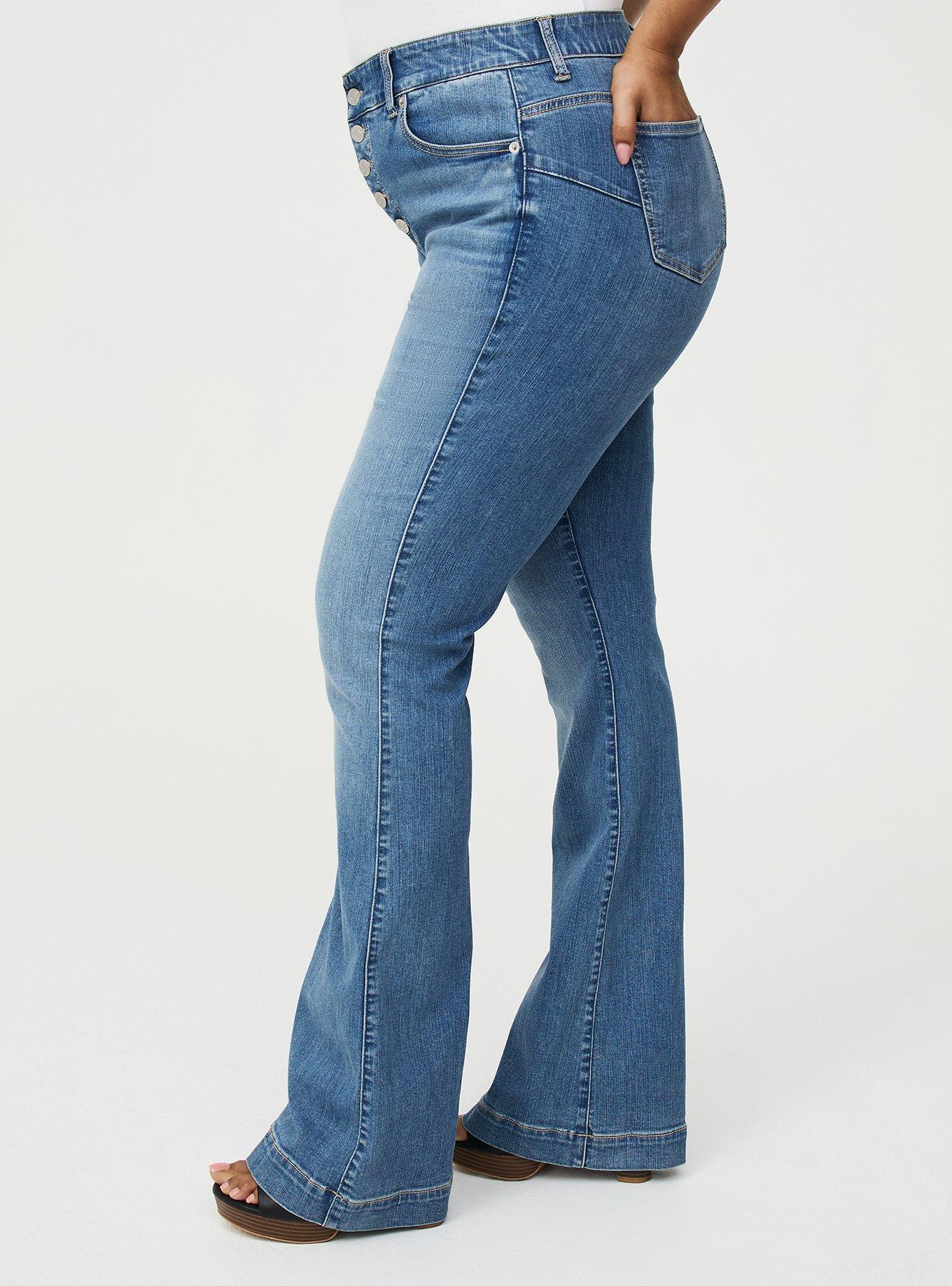 Bombshell Flare High-Rise Jean, CORDOBA, alternate