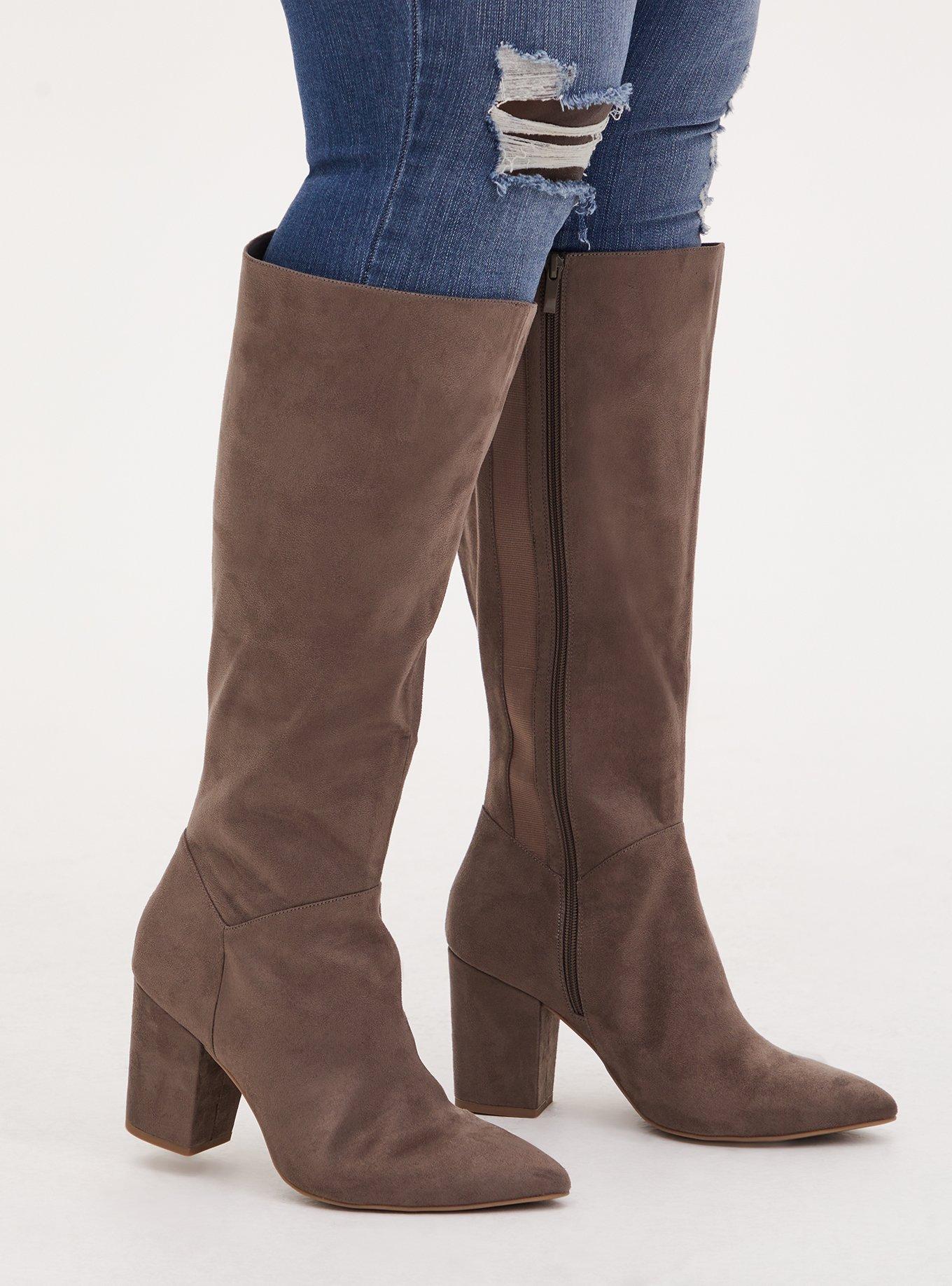 Plus Size - Pointed Toe Knee-High Boot (WW) - Torrid