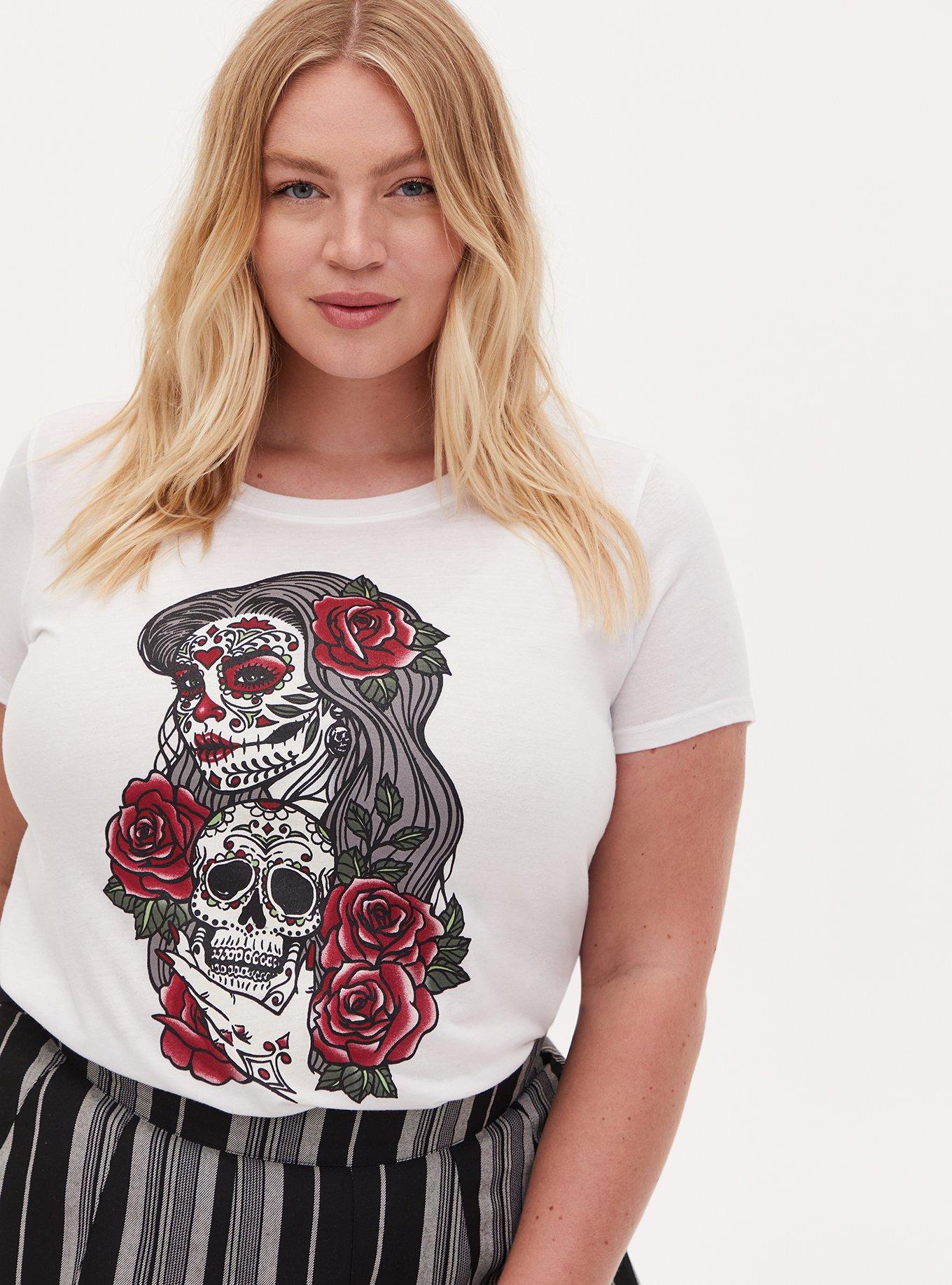 New Era LA NE Sugar Skull Black 2.0 Tee