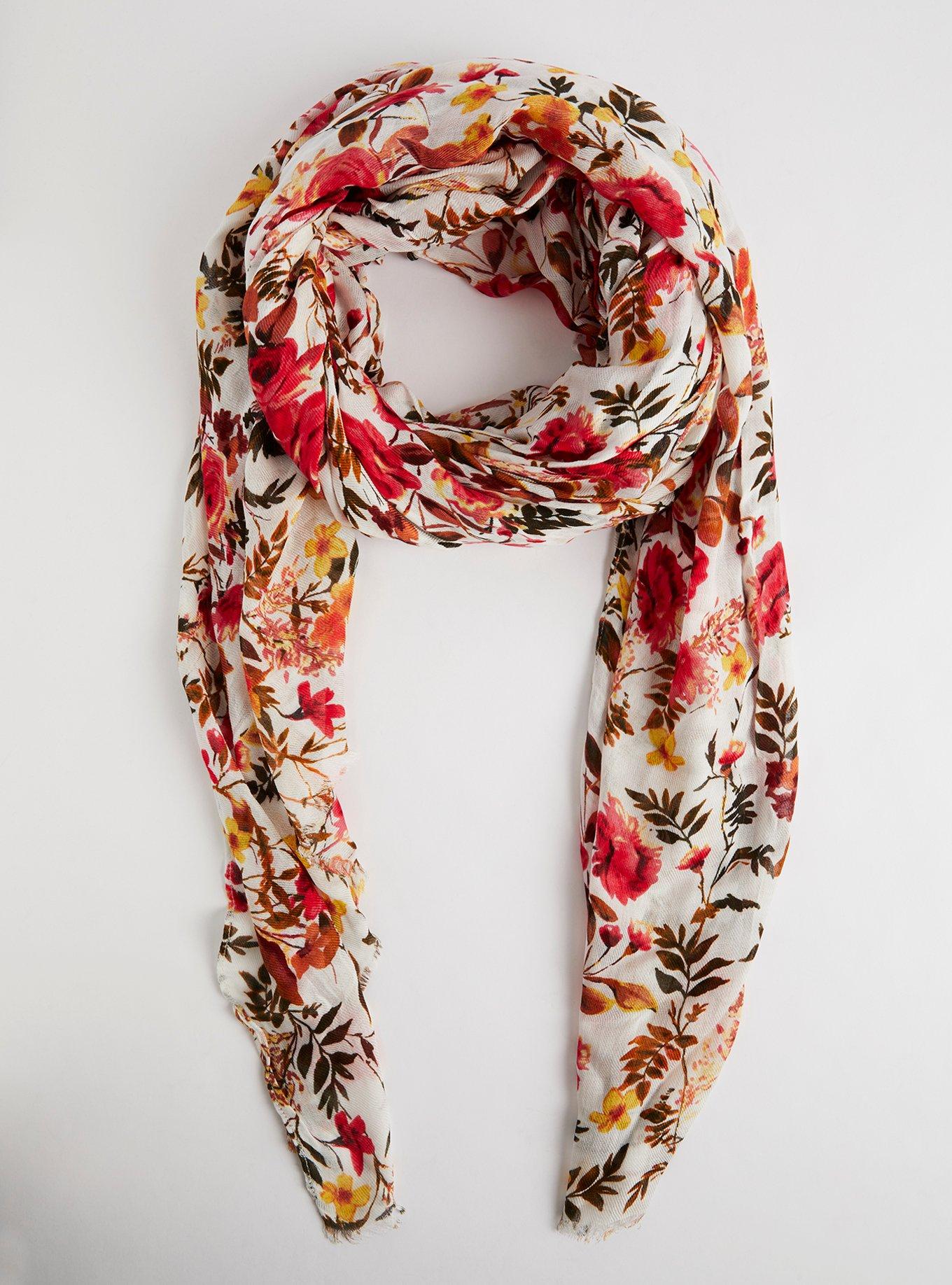 Modal Scarf, WALLPAPER FLORAL, hi-res