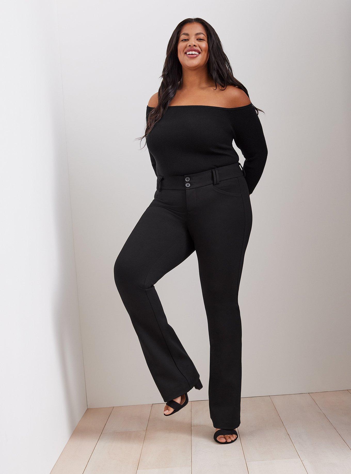 Torrid Pixie Pant – Luxe Ponte Black - 10175223