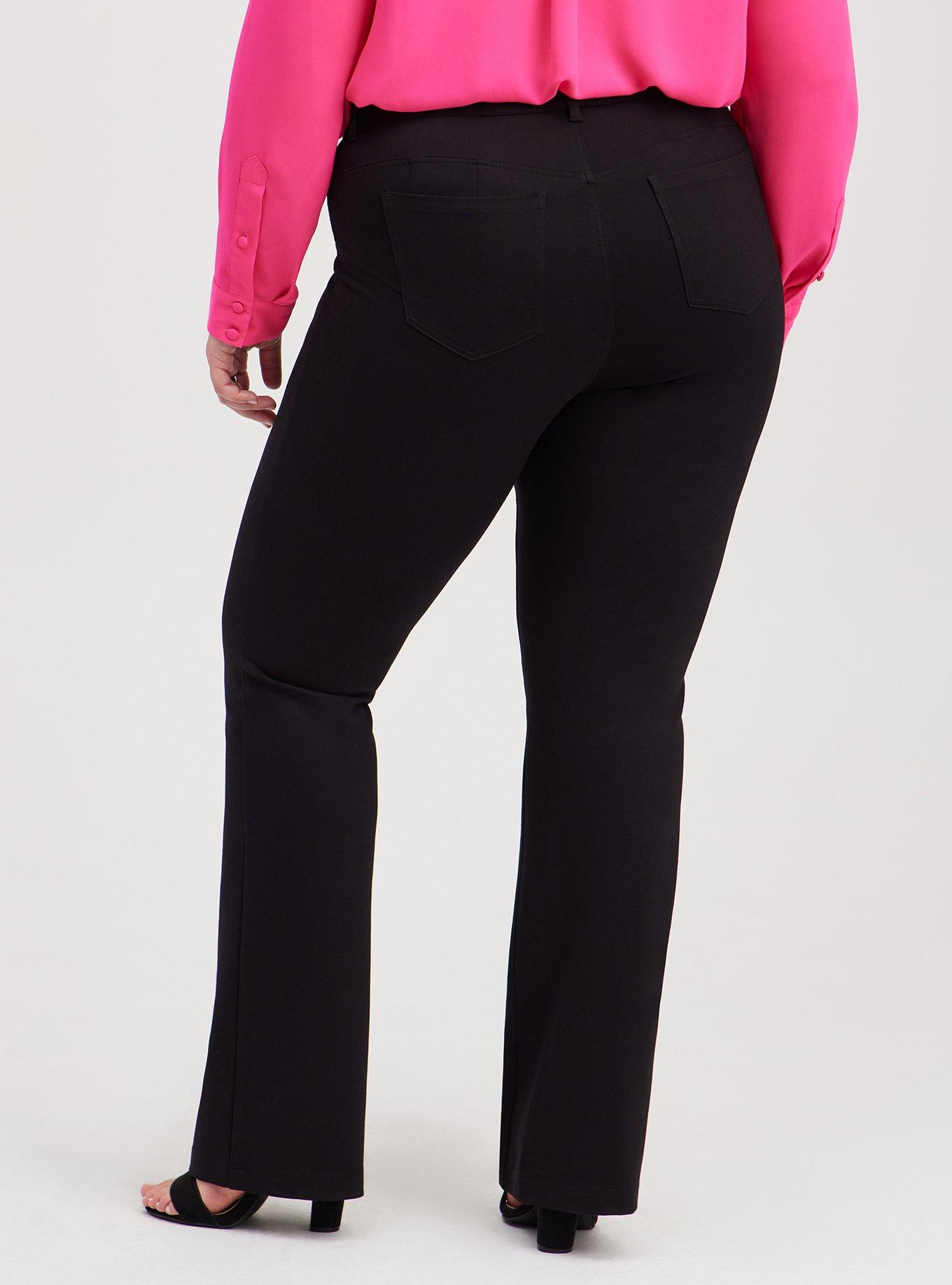 Plus Size - Pull-On Relaxed Taper Studio Luxe Ponte High-Rise Pant - Torrid