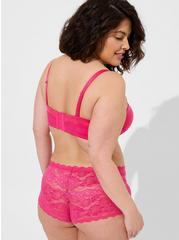 Simply Lace Mid-Rise Cheeky Panty, CABARET, alternate