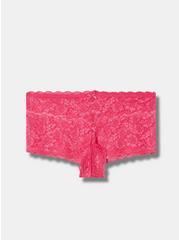 Simply Lace Mid-Rise Cheeky Panty, CABARET, hi-res