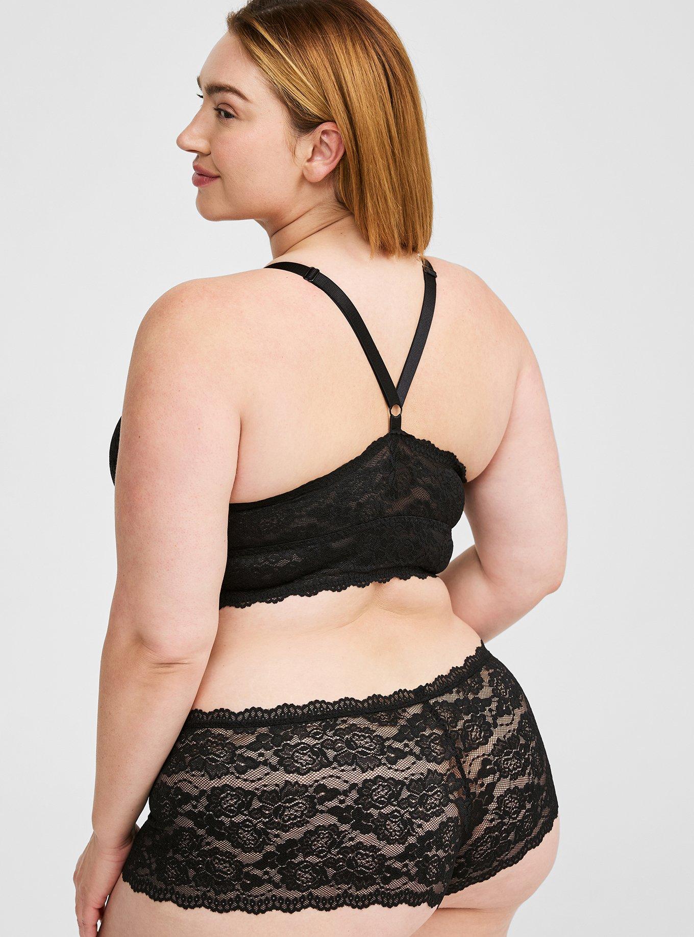 Plus Size - Simply Lace Mid-Rise Cheeky Panty - Torrid