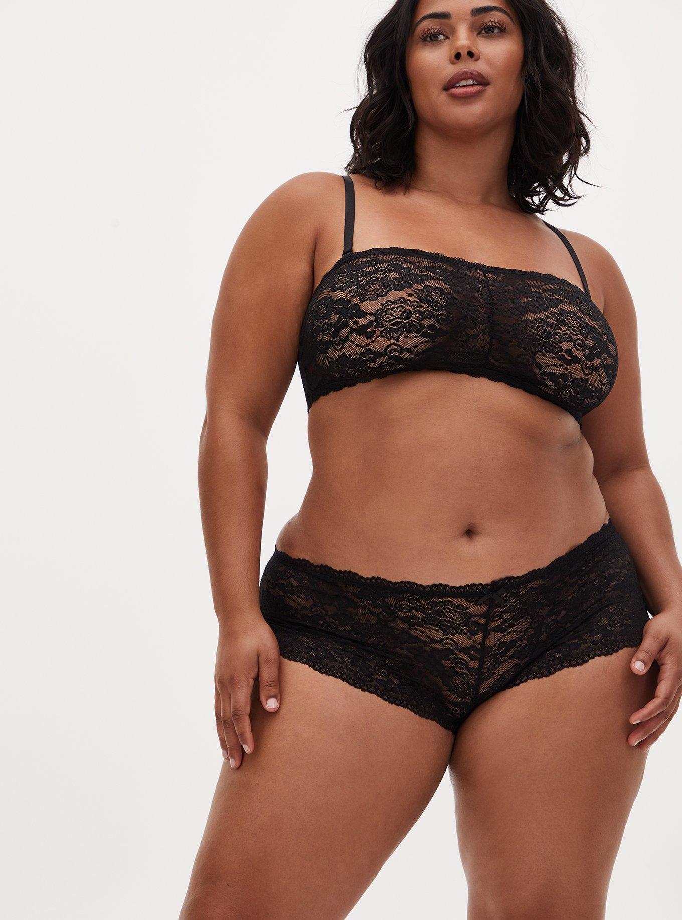 Plus Size - Simply Lace Mid-Rise Cheeky Panty - Torrid