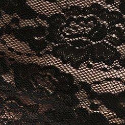 Mid-Rise Simply Lace Cheeky Panty, RICH BLACK, swatch
