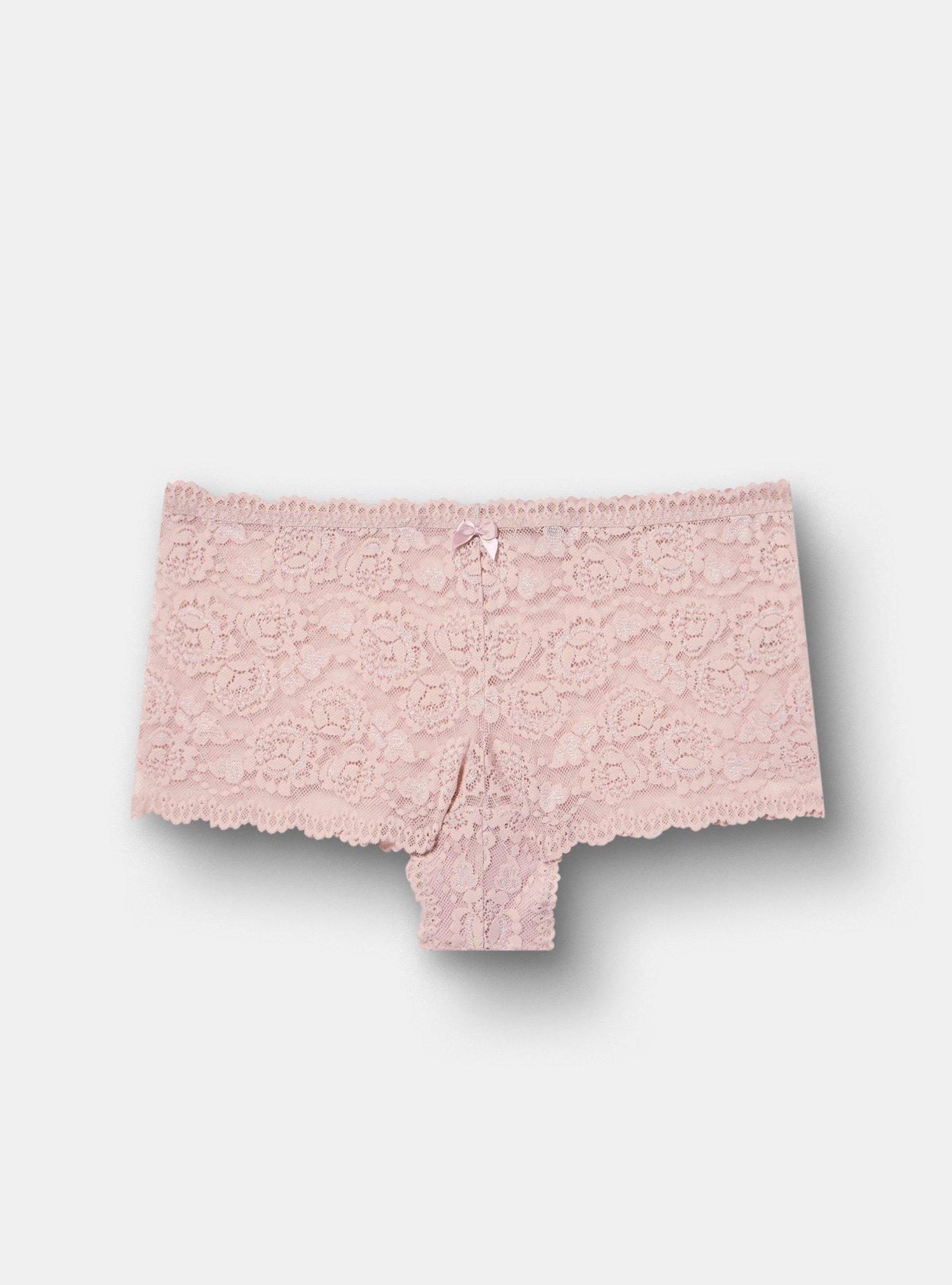 Simply Lace Mid-Rise Cheeky Panty, VIOLET ICE, hi-res