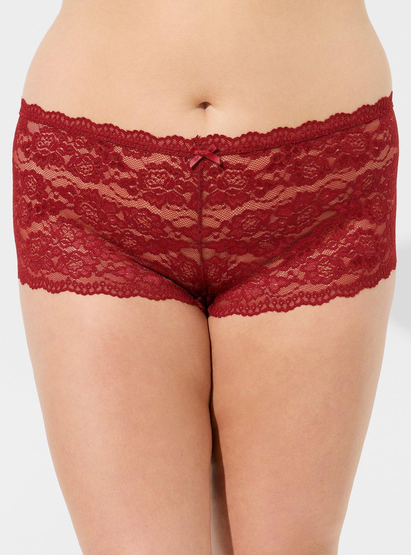 Plus Size - Simply Lace Mid-Rise Cheeky Panty - Torrid