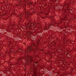 Simply Lace Mid-Rise Cheeky Panty, RHUBARB, swatch