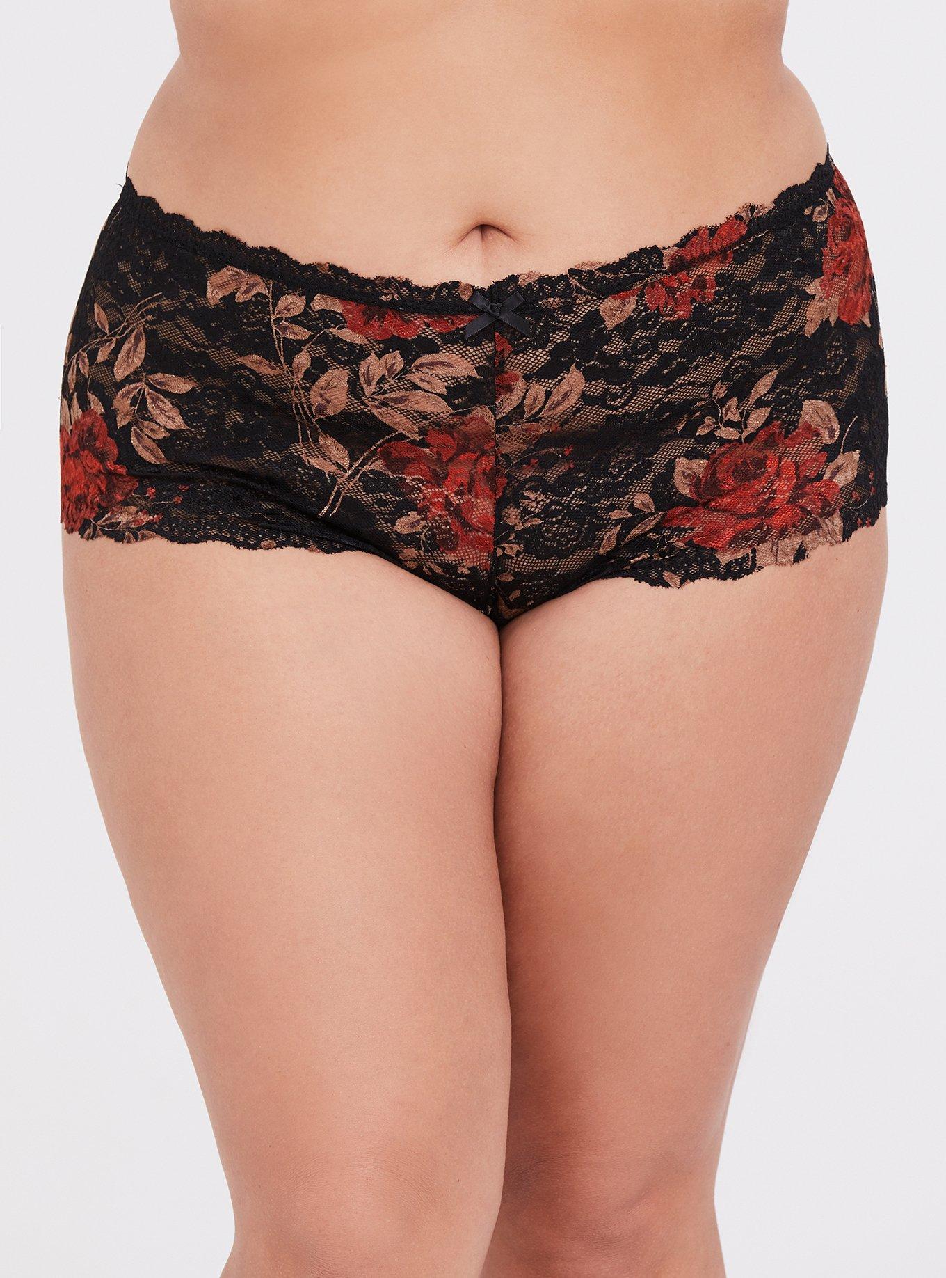 Plus Size - Simply Lace Mid-Rise Cheeky Panty - Torrid