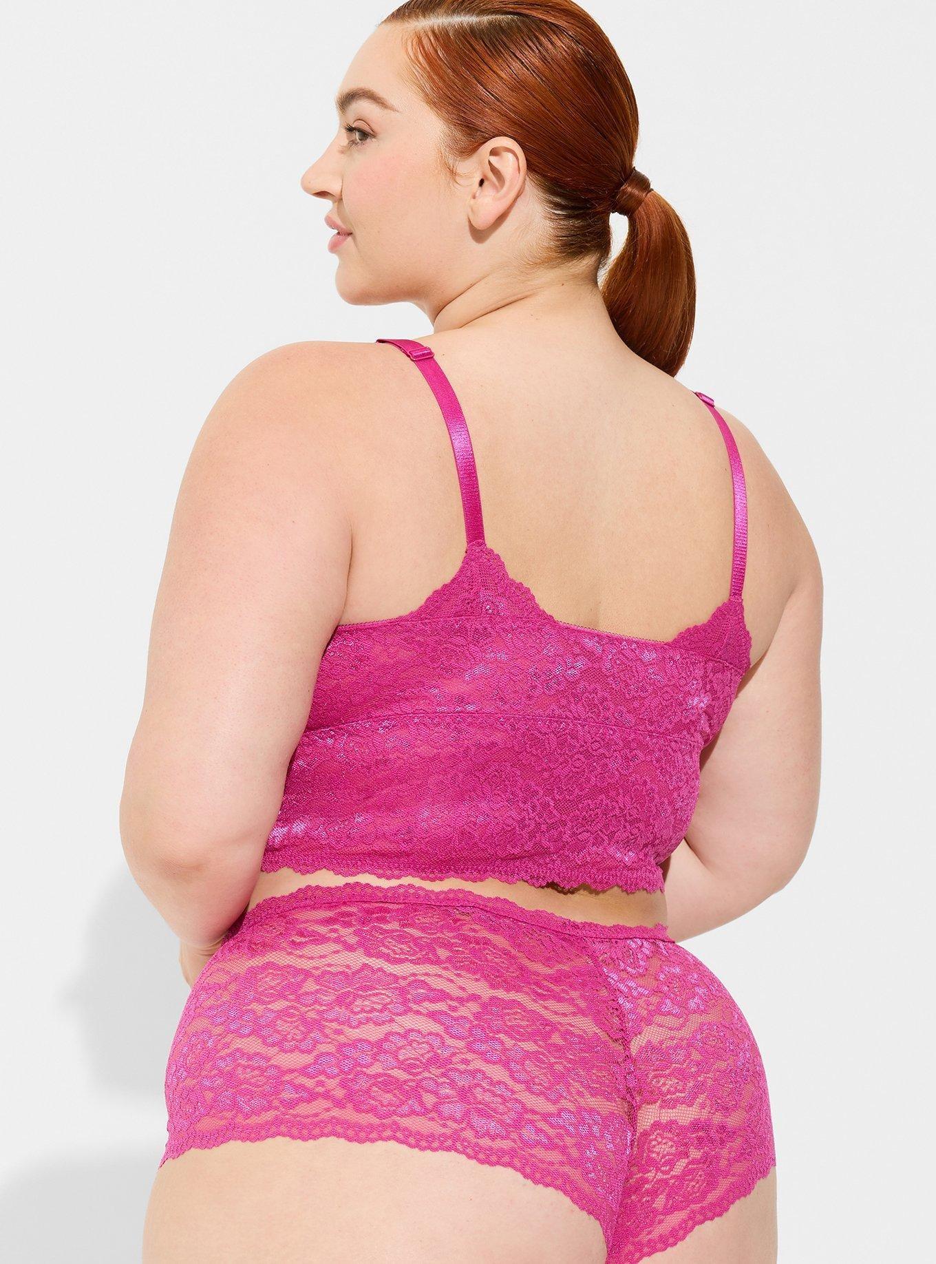 Plus Size - Simply Lace High-Rise Cheeky Panty - Torrid