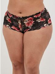 Simply Lace Mid-Rise Cheeky Panty, VARIETY SKULL, alternate