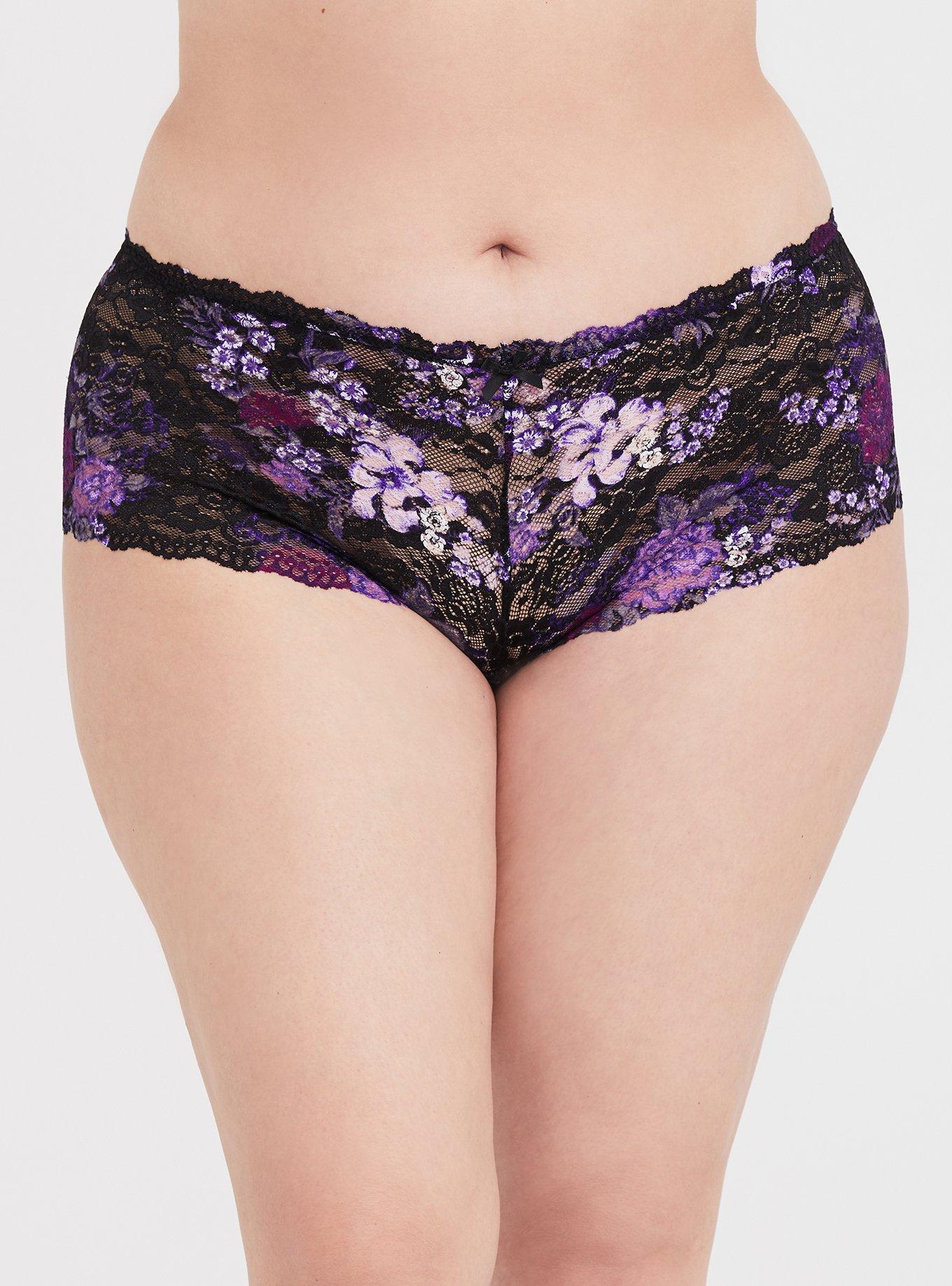 Plus Size - Simply Lace Mid-Rise Cheeky Panty - Torrid