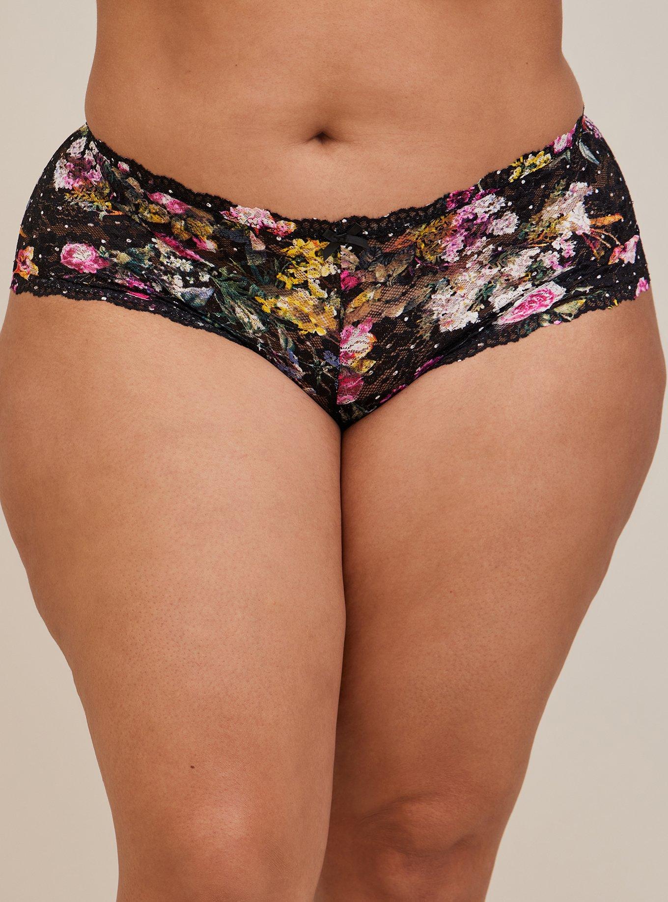 Plus Size - Simply Lace Mid-Rise Cheeky Panty - Torrid