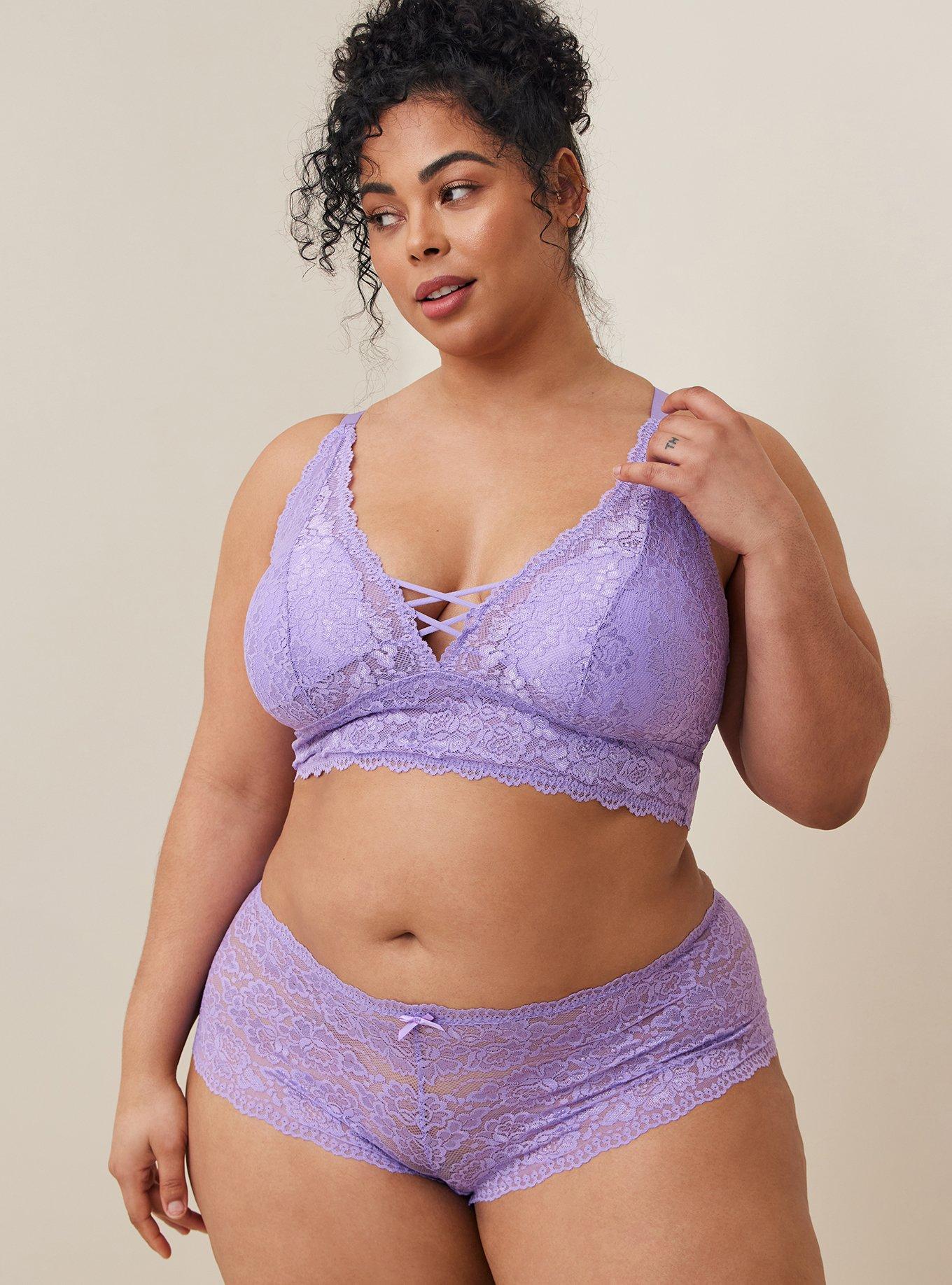 Plus size lace panties best sale