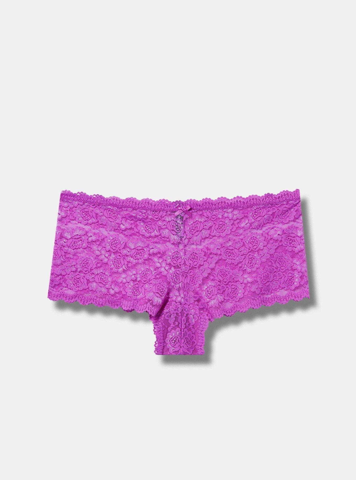 Plus Size - Simply Lace Mid-Rise Cheeky Panty - Torrid