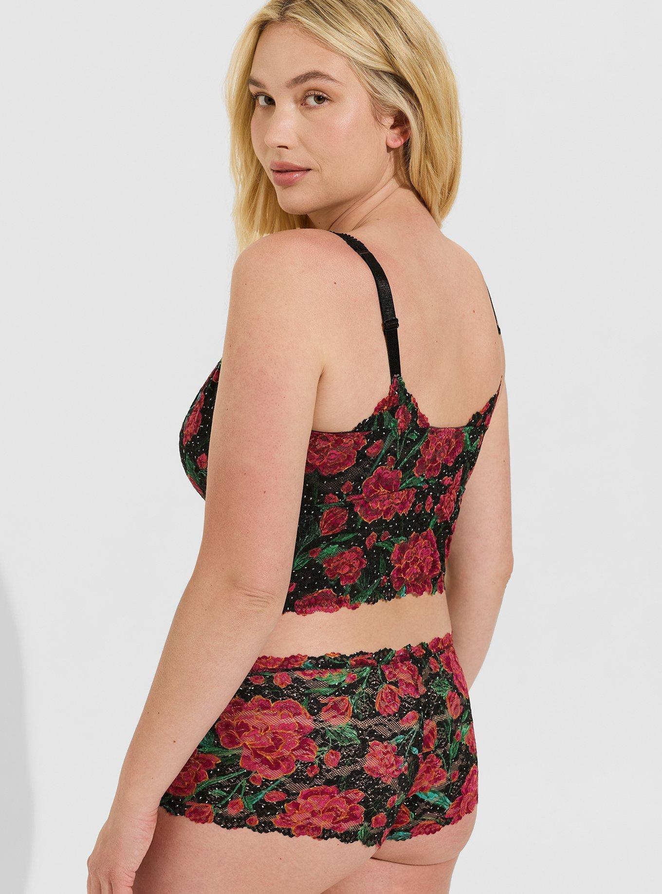 Simply Lace Mid-Rise Cheeky Panty