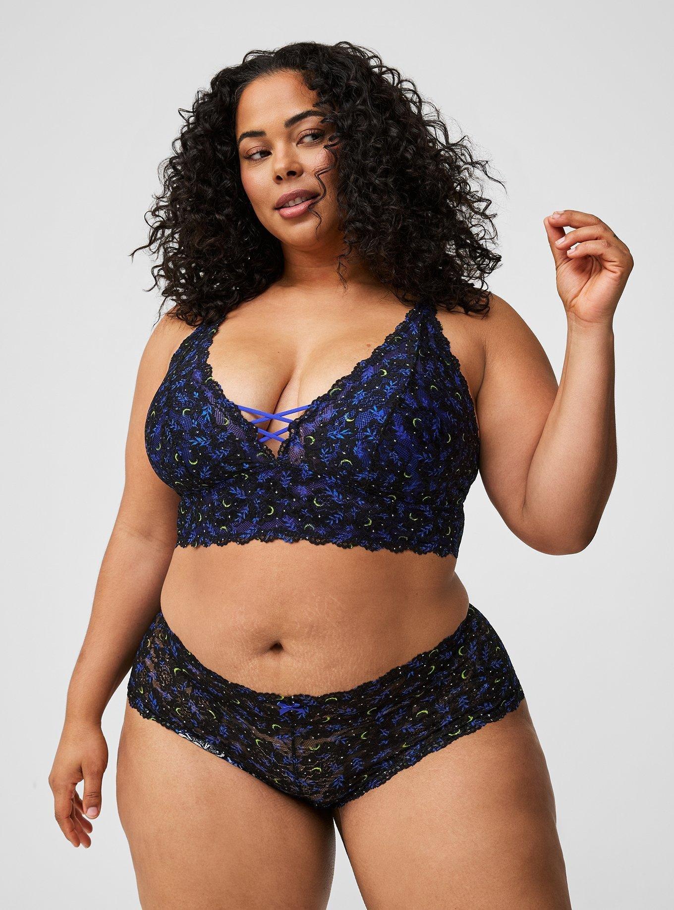Lace Mid-Rise Cheeky Panty