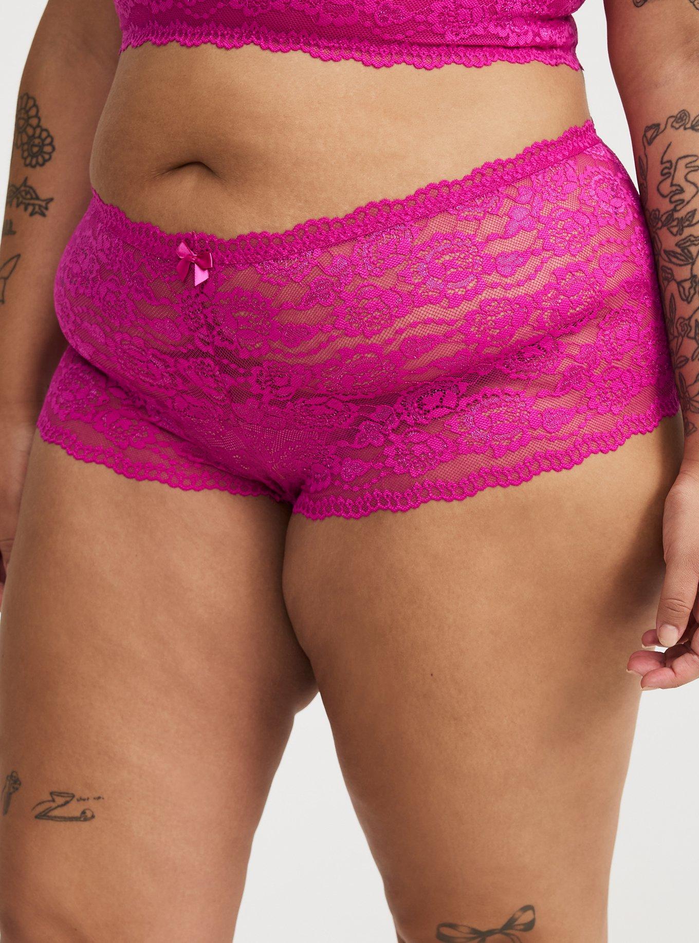 Simply Lace Mid-Rise Cheeky Panty