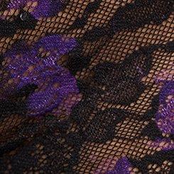 Lace Mid-Rise Cheeky Panty, DEEPEST FLORAL DEEP PURPLE, swatch