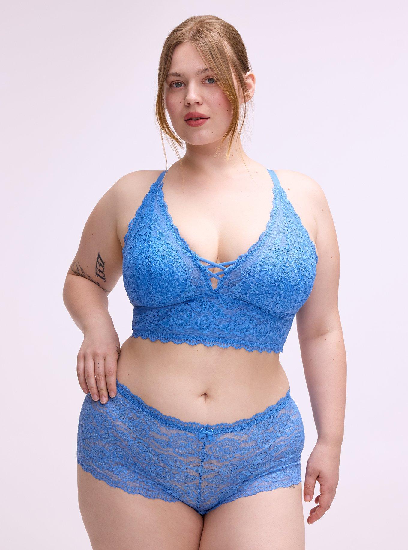 Simply Lace Mid-Rise Cheeky Panty, REGATTA, hi-res