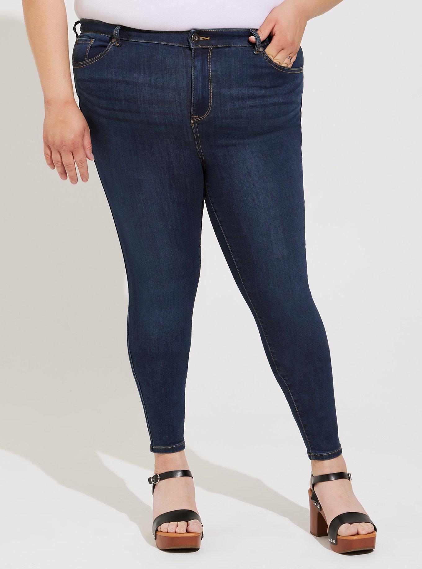 Ultra-Flattering Colombian High-Waisted Skinny Jeans with Tummy