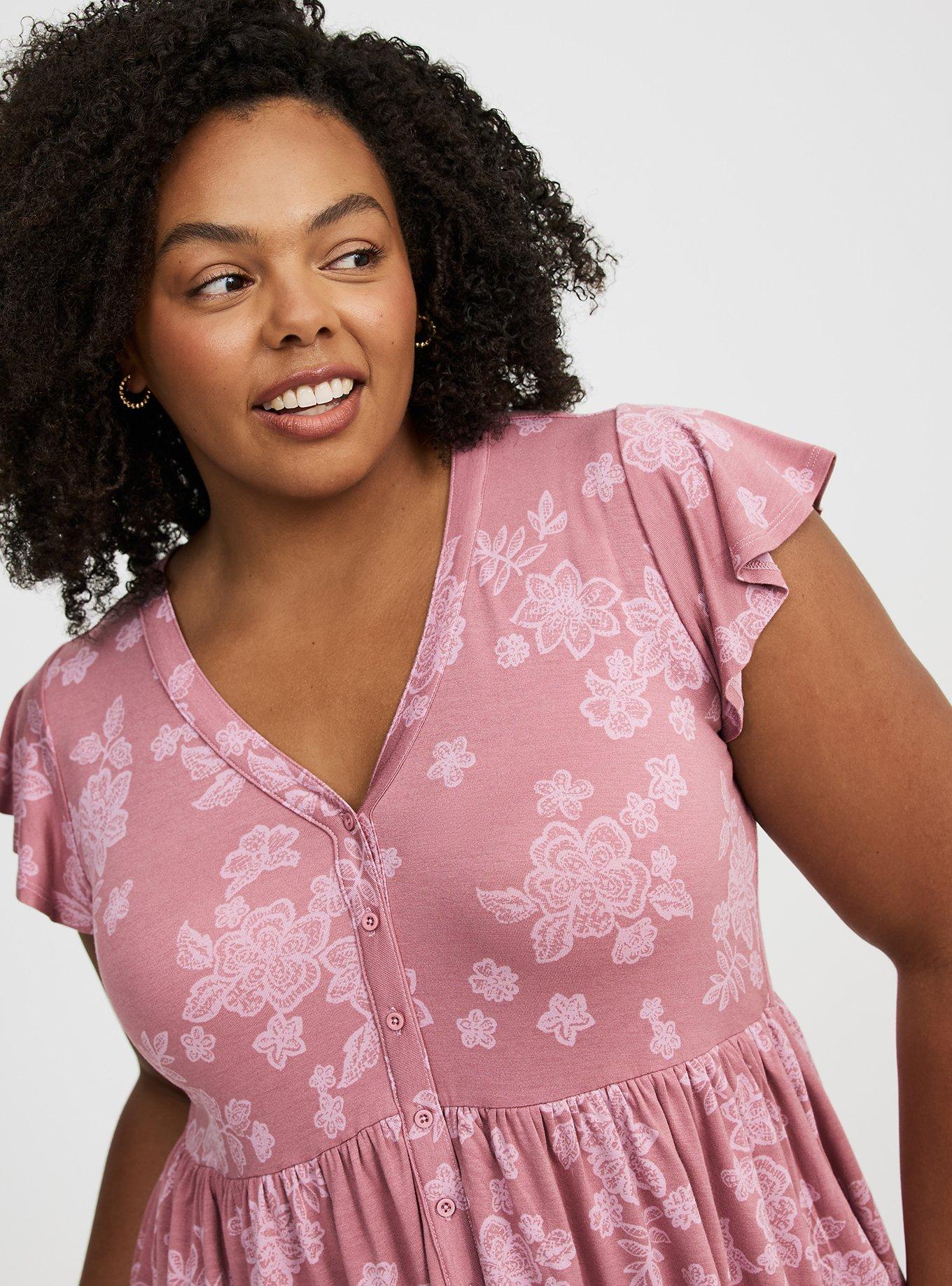 Plus Size - Tiered Babydoll Top - Torrid